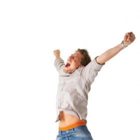 iemand heeft werkgeluk gevonden